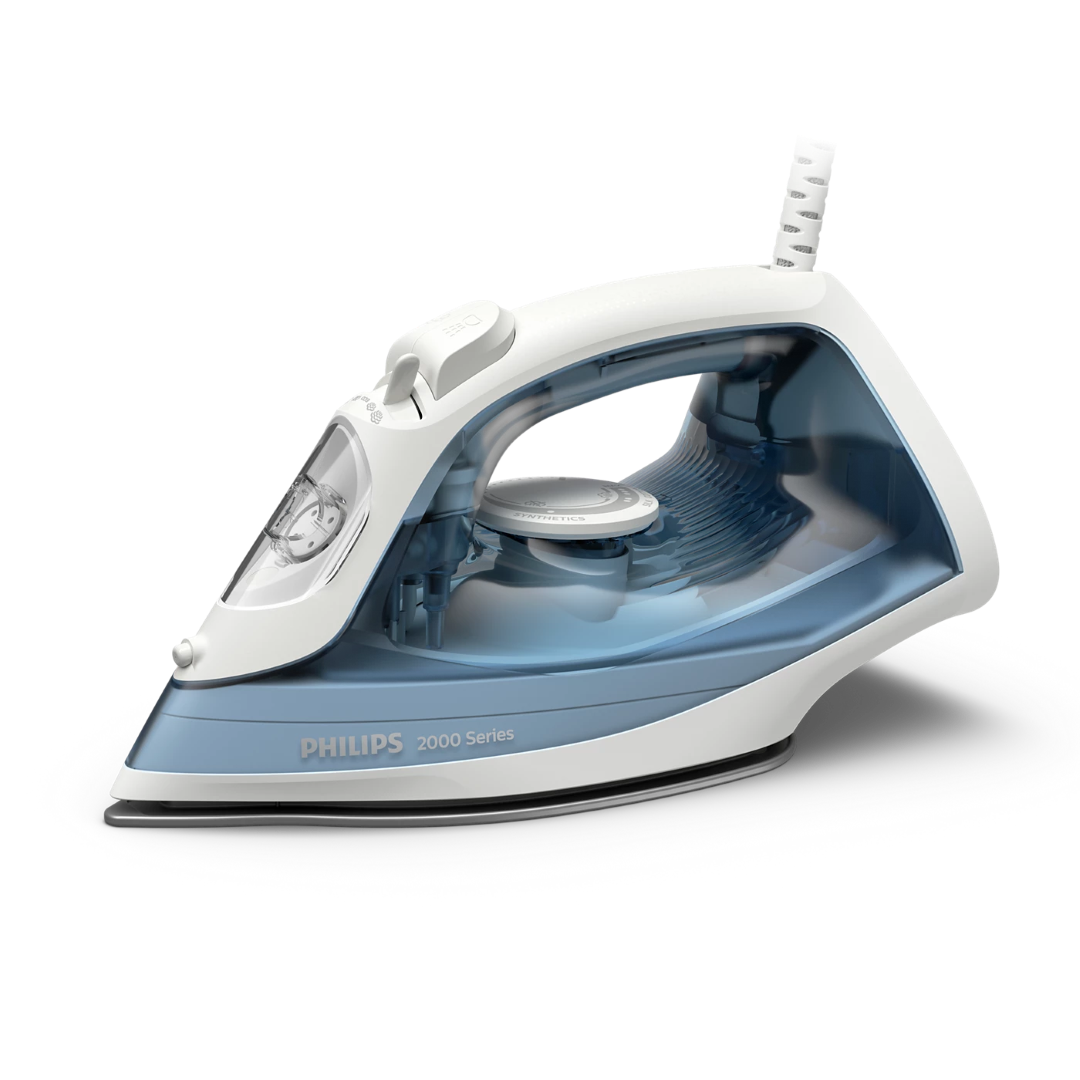 PHILIPS STEAM IRON 2000W NON-STICK SOLEPLATE BLUE 